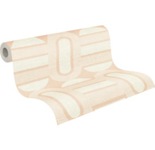Rouleau de papier peint à motif géométrique