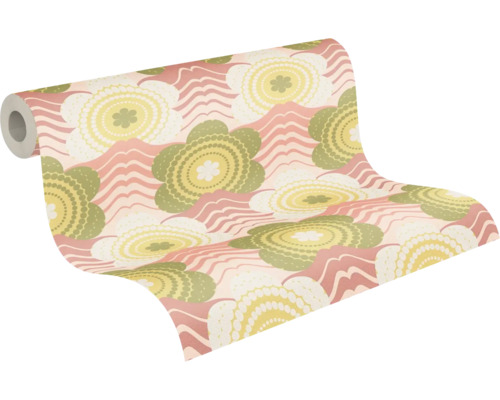 Rolle floral gemusterte Tapete