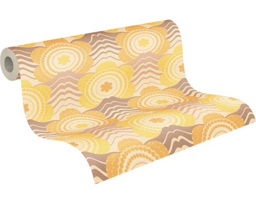 Tapetenrolle mit Blütenmuster