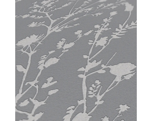 Nahaufnahme einer Tapete mit Pflanzenmuster