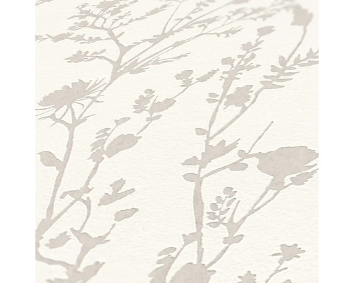 Nahaufnahme einer Tapete mit Pflanzenmuster