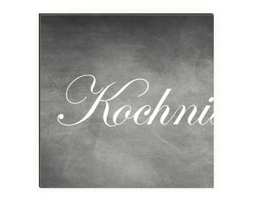 Küchenschild mit der Aufschrift ''Koch Nische''