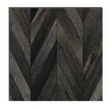 Quadratische Fliese mit Fischgrätenmuster aus Holz