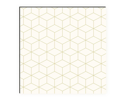 Tapete mit geometrischem Würfelmuster