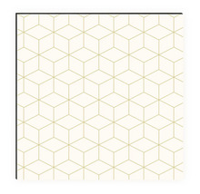 Tapete mit geometrischem Würfelmuster