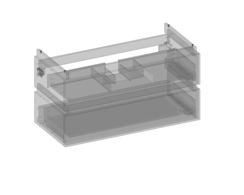 Meuble sous-lavabo sans façade