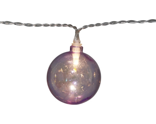 Guirlande lumineuse avec une boule