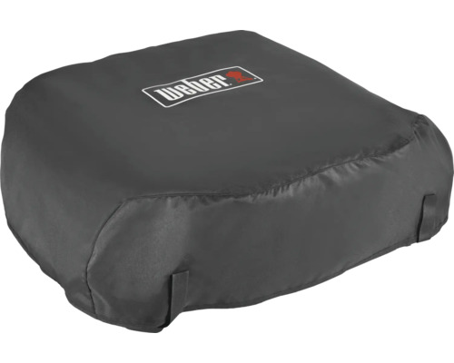 Logo Weber sur une housse de barbecue