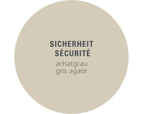 Sicherheit achatgrau