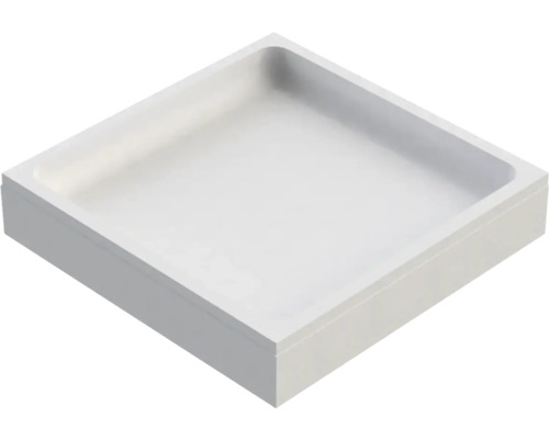 Quadratische Duschwanne aus Mineralguss