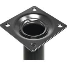 Tarrox Tischbein rund Ø 30 x 400 mm, schwarz