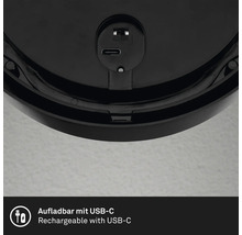 Port de charge USB-C et interrupteur marche/arrêt
