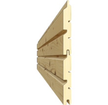 Abri de jardin Bertilo Fineline profilé en forme de losange Modern 4 Plus avec toit en appentis 501 x 231 cm naturel