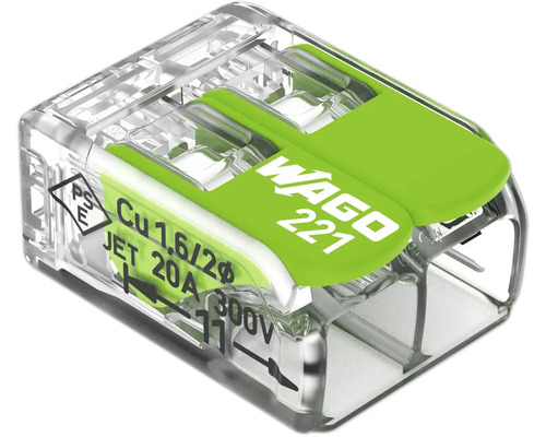 Borne de connexion Wago série 221