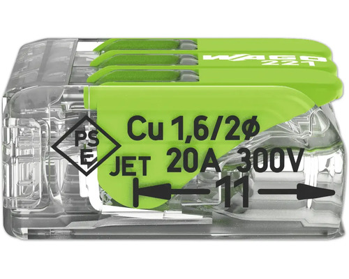 Borne de raccordement Wago 221 pour connexions électriques