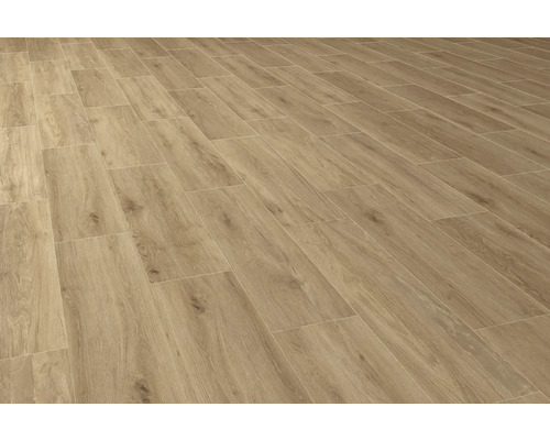 Sol posé avec aspect bois.