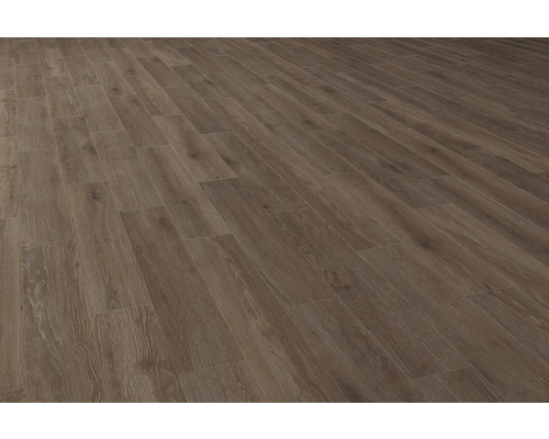 Verlegter Bodenbelag mit Holzoptik