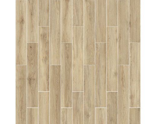 Carrelage aspect bois posé