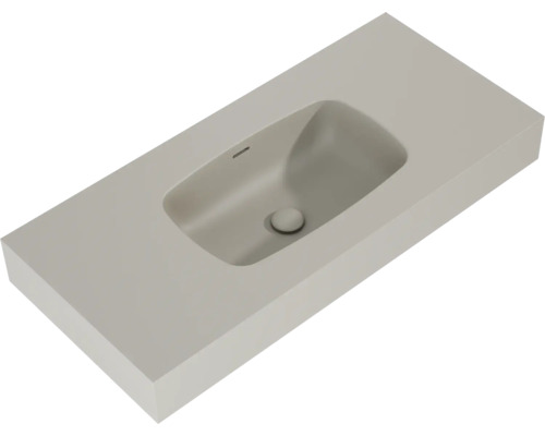 Plan de toilette en fonte minérale avec vasque