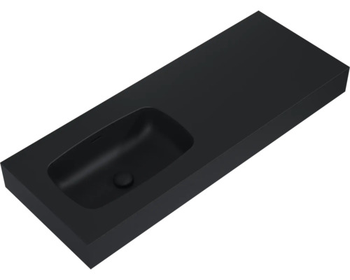 Vasque rectangulaire en fonte minérale