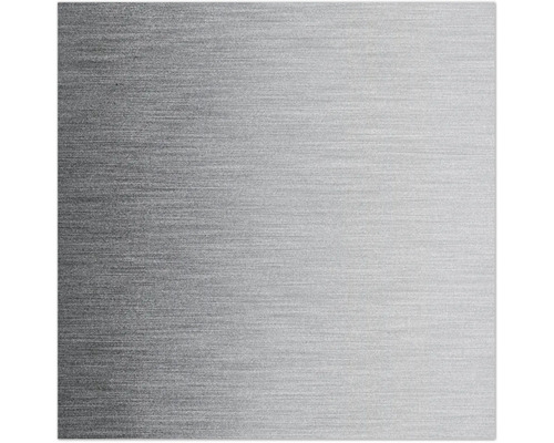 Plaque en métal brossé