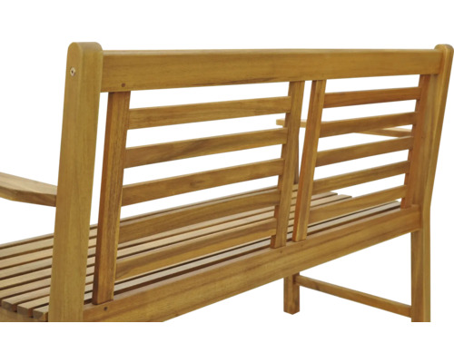 Banc de jardin en bois avec structure à lattes