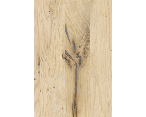 Holzplatte aus Eiche mit Astloch