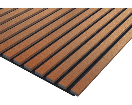 Panneau acoustique cuivre plaxé 19x572x2400 mm