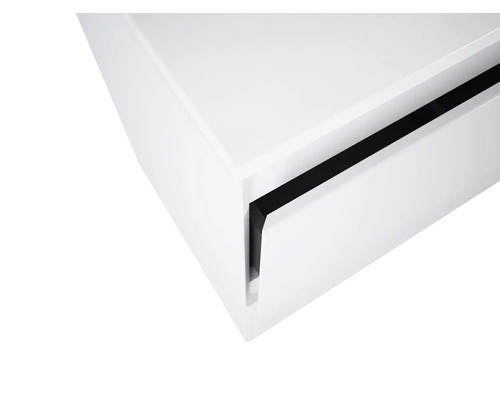 Weißer Badezimmerschrank mit Schublade