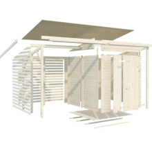 Abri de jardin Palmako Leif avec marron