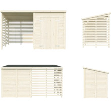 Abri de jardin Palmako Leif avec marron