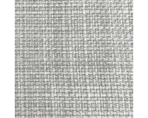 Nahaufnahme von grauem Möbelstoff mit Webmuster