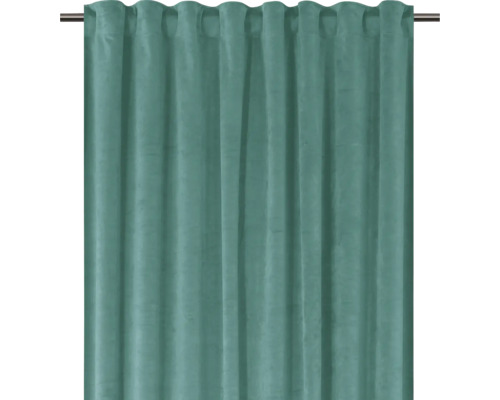 Vorhang aus Stoff mit Schlaufenaufhängung