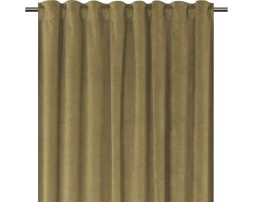 Blickdichter Vorhang mit Schlaufenaufhängung