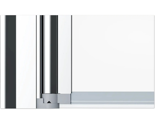 Detailansicht von Duschkabinenprofilen