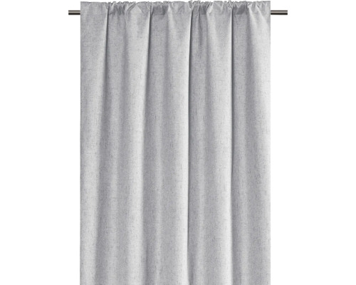 Rideau avec fixation à ruflettes