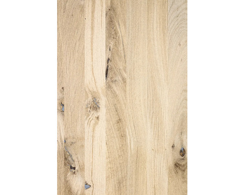Holzplatte aus Eiche mit Astlöchern