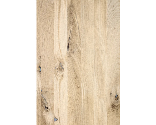 Holzplatte aus Eiche mit Astlöchern