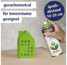 Helton Aqua Colour Lack Spraydose mit Hausmodell, geeignet für Innenräume, geruchsneutral, Sprühabstand 10 bis 20 cm