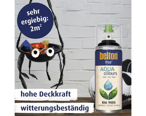 Belton Free Aqua Colours Lackspraydose mit Halloween Dekoration
