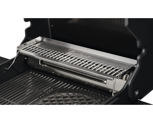 Grille de maintien au chaud en acier inoxydable dans le barbecue