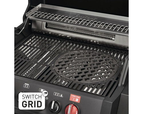 Barbecue avec grille et grille de maintien au chaud