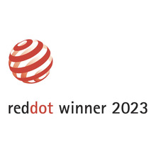 Red Dot Gewinner 2023 Zeichen für Designqualität
