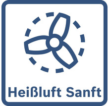 Heißluft Sanft Symbol