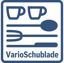 Symbole VarioSchublade pour lave-vaisselle
