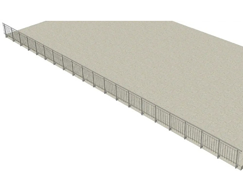 Garde-corps le long d''une surface