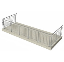 Balcon avec rambarde en métal