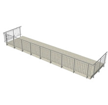 Rampe avec rambarde pour l''extérieur