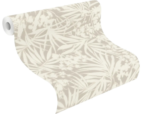 Rouleau de papier peint à motif végétal