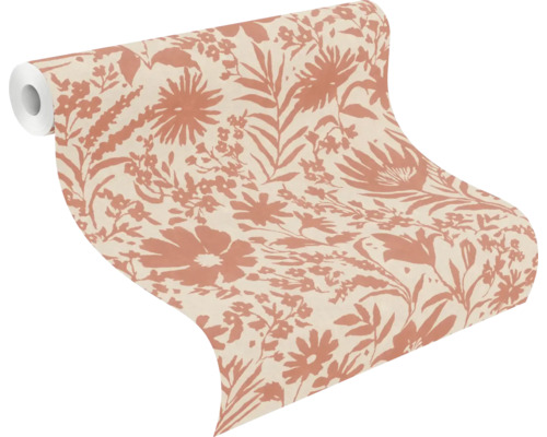 Tapetenrolle mit floralem Muster